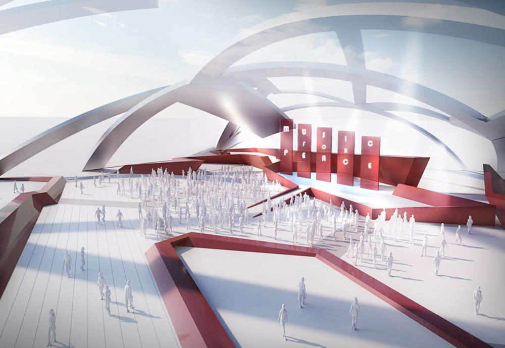 Project "Music x Peace", image 05 | Lev Libeskind