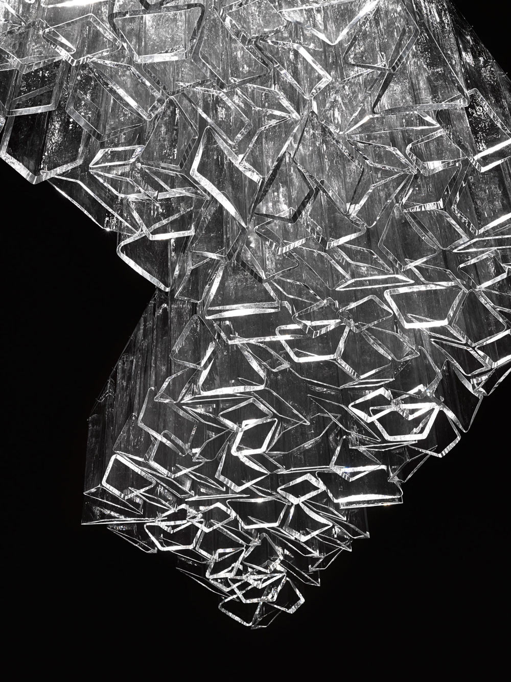 Project "Ice Chandelier for Lasvit", image 02 | Lev Libeskind