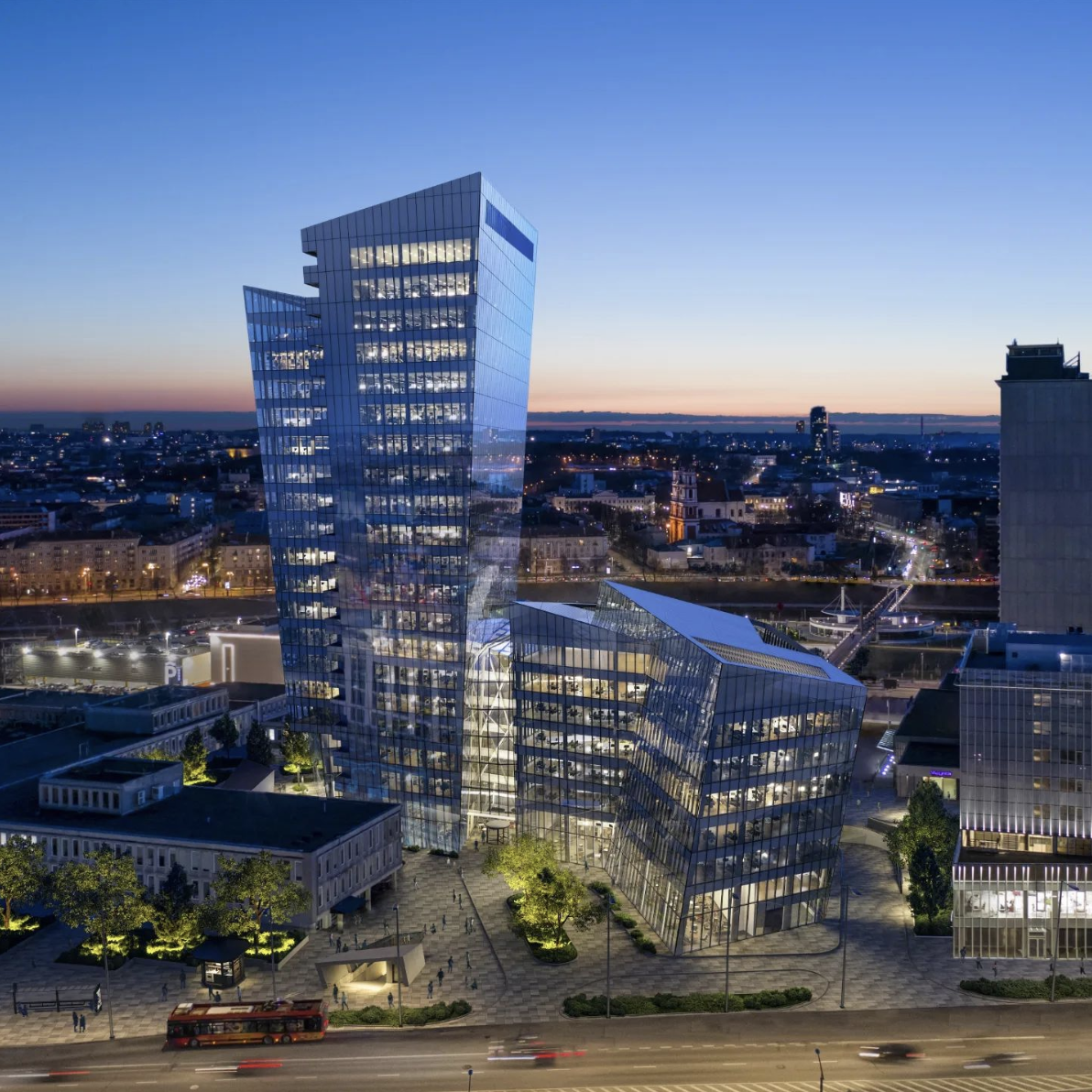 Project "Artery, Vilnius", image 12 | Lev Libeskind